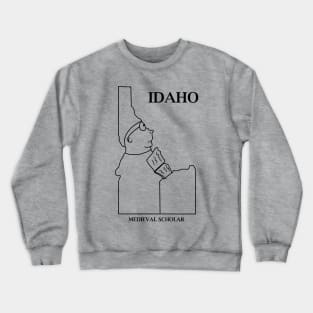 A funny map of Idaho Crewneck Sweatshirt